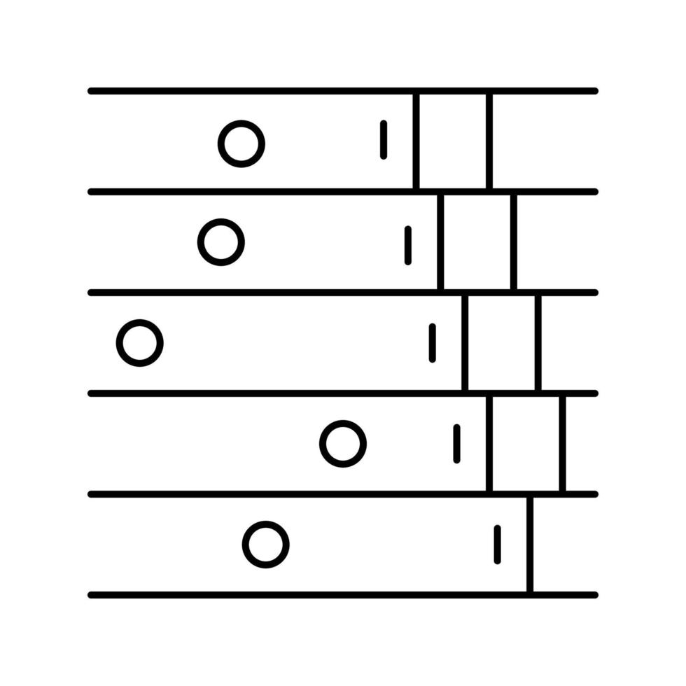 exécuter la piste vue de dessus ligne icône illustration vectorielle vecteur