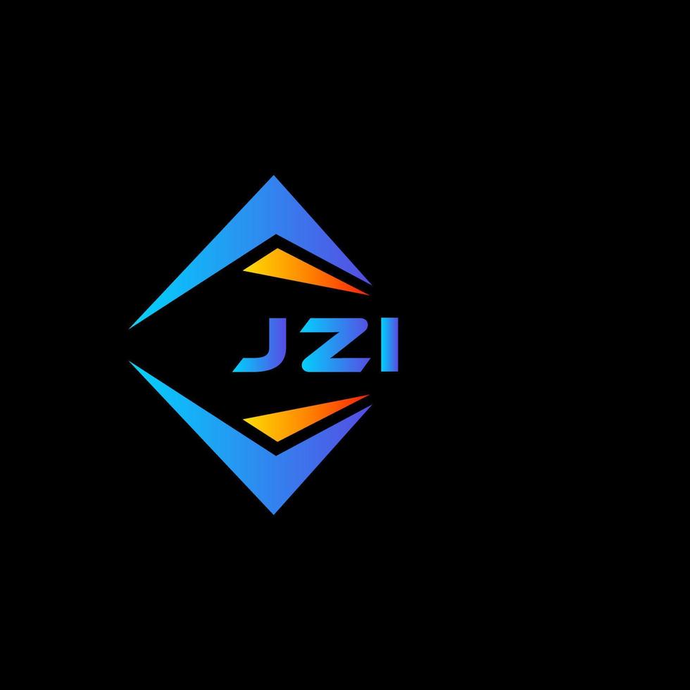 création de logo de technologie abstraite jzi sur fond noir. logo de lettre initiales créatives jzi concept. création de logo de technologie abstraite jzi sur fond noir. concept de logo de lettre initiales créatives jzi. vecteur