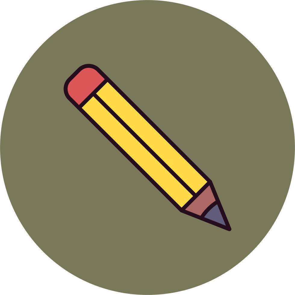 icône de vecteur de crayon 19014634 Art vectoriel chez Vecteezy