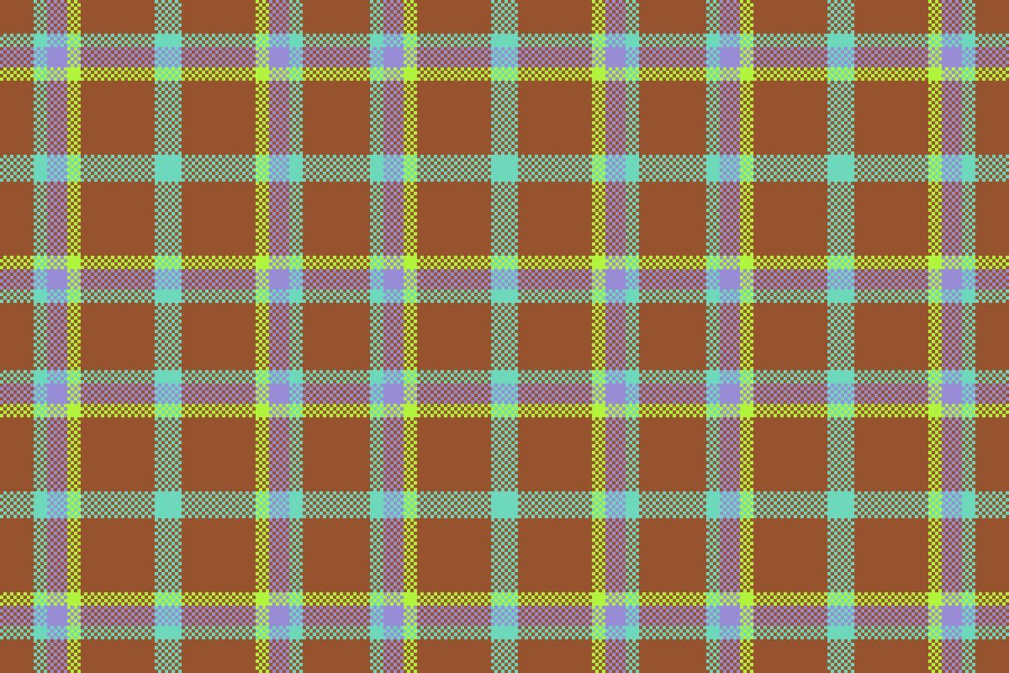 tissu de texture vectorielle. motif textile à carreaux. tartan de vérification des antécédents sans soudure. vecteur