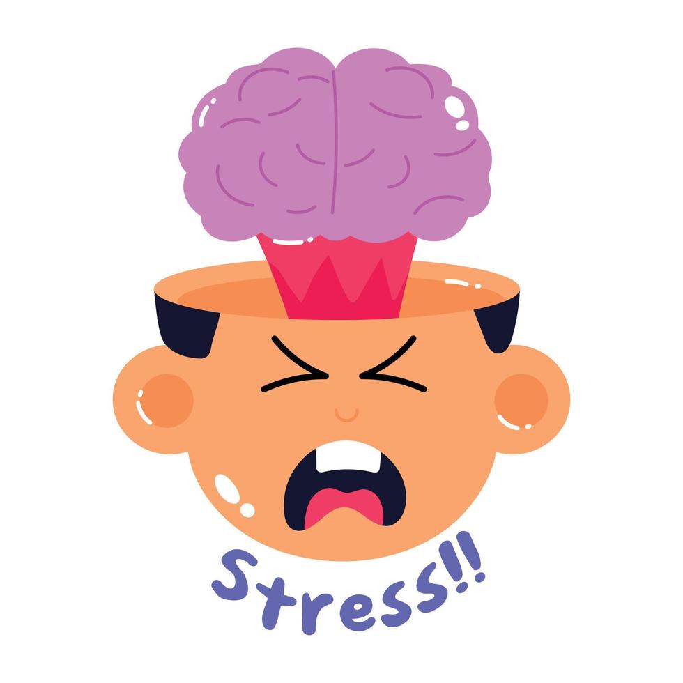 concepts de stress à la mode vecteur