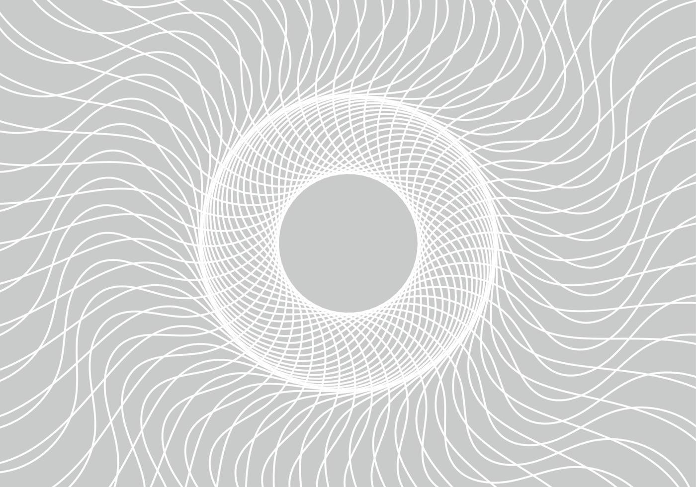 vecteur abstrait cercle demi-teinte fond noir. conception de modèle de ligne rétro dégradé. graphique monochrome.