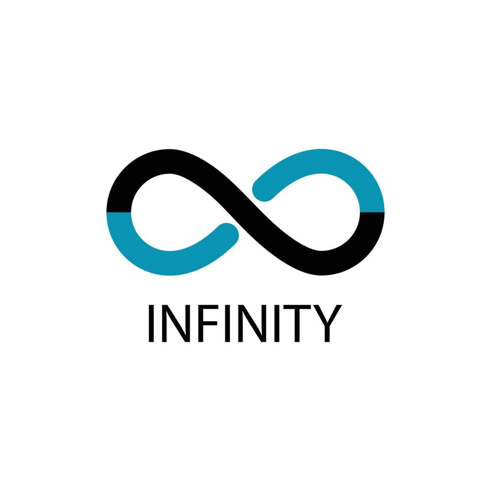 vecteur de logo infini