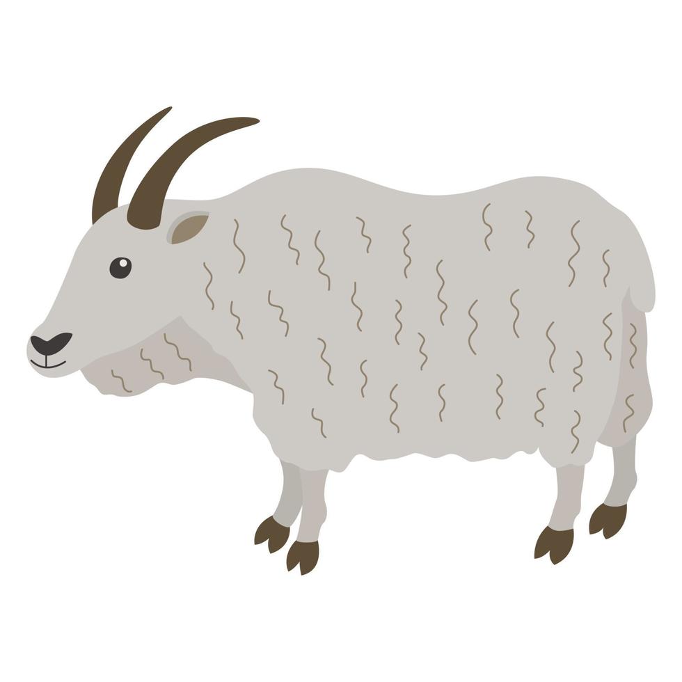 illustration de chèvre de montagne vecteur
