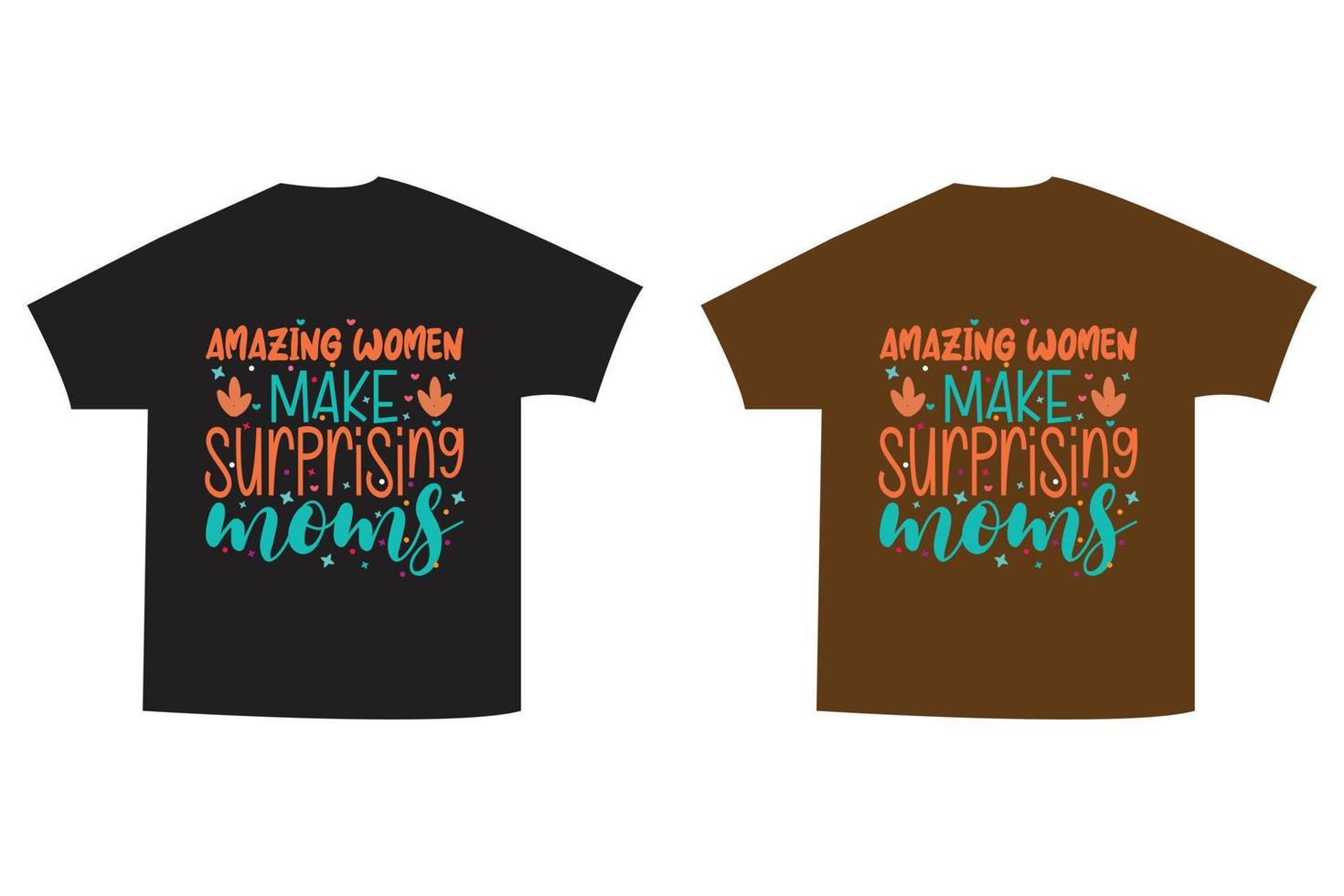 conception de t-shirts de fête des mères et t-shirt de conception de typographie vecteur