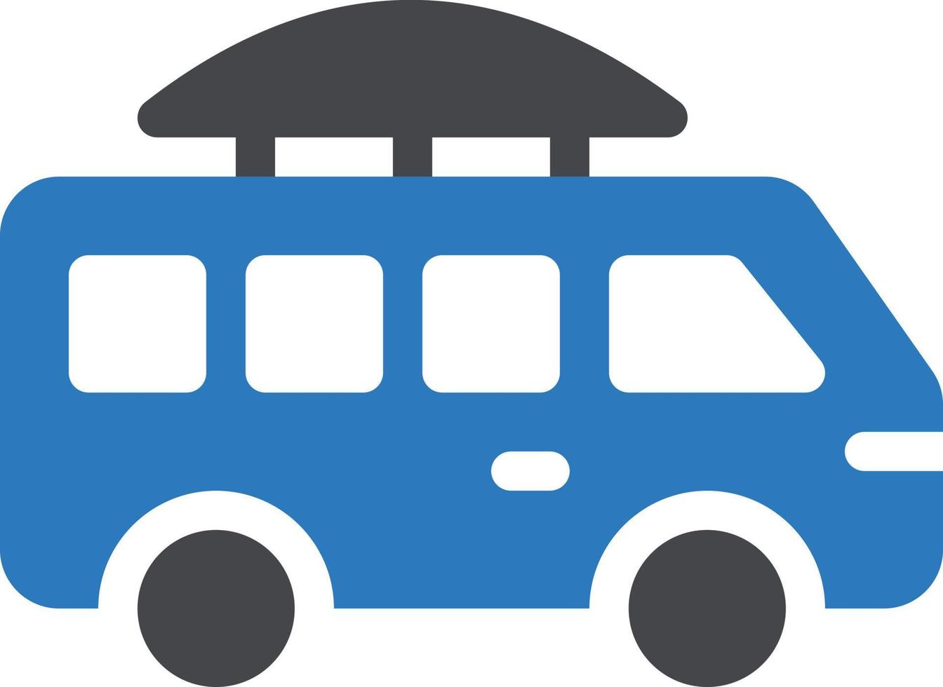 illustration vectorielle de bus de voyage sur fond. symboles de qualité premium. icônes vectorielles pour le concept et la conception graphique. vecteur