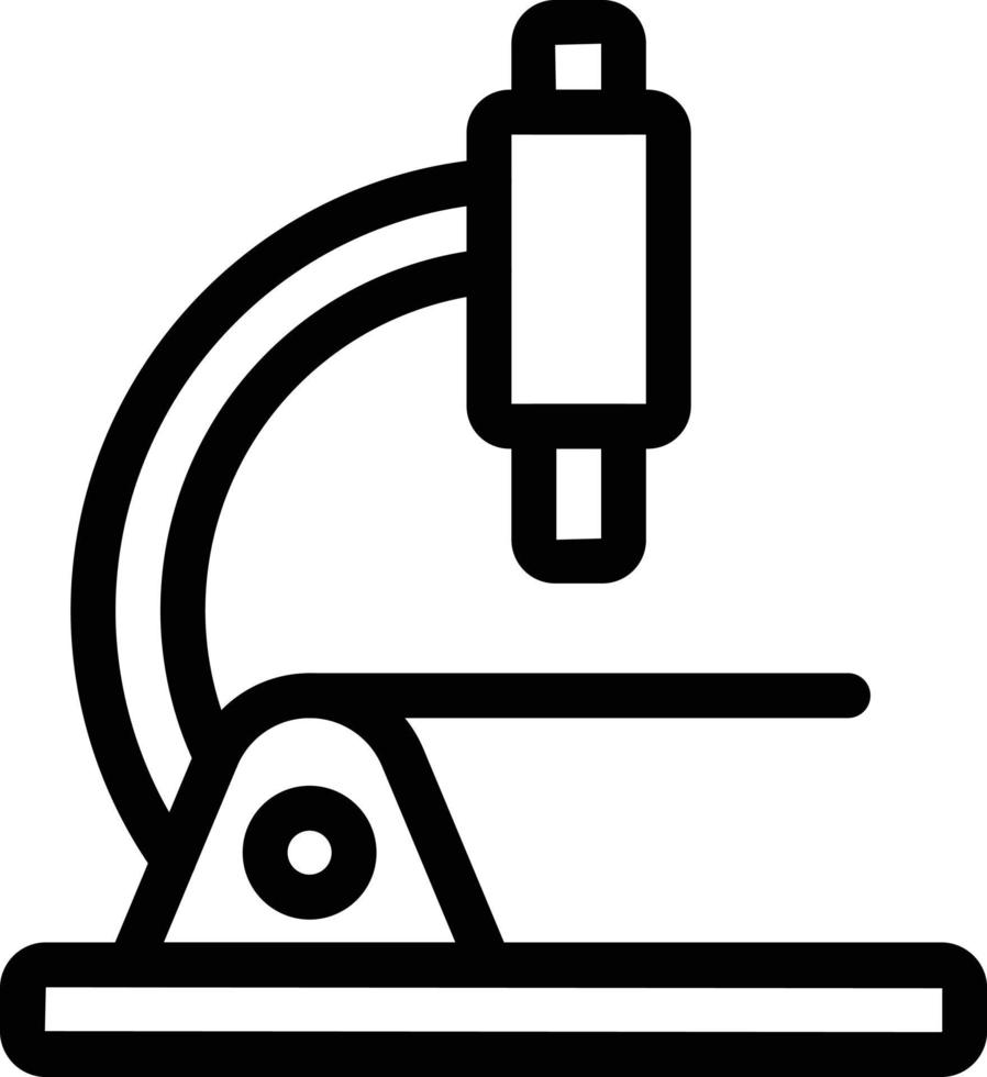 illustration vectorielle de microscope sur fond.symboles de qualité premium.icônes vectorielles pour le concept et la conception graphique. vecteur