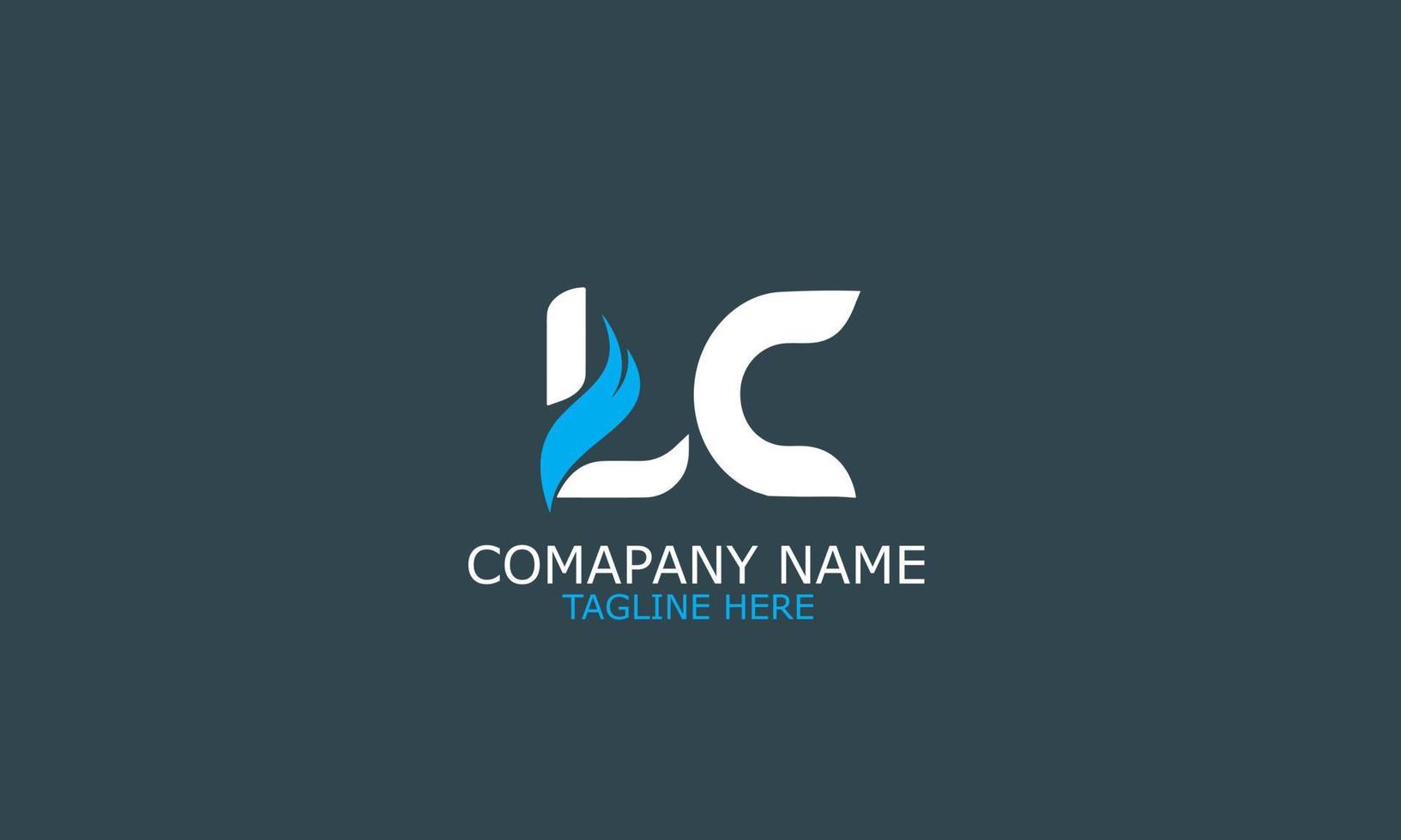 lc, cl initiales lettres logo vector template