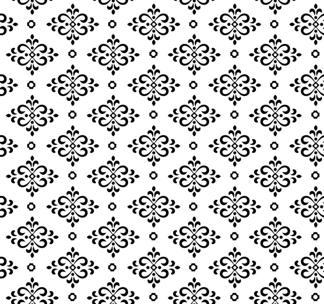 motif noir et blanc. texture abstraite élégante moderne sans soudure de vecteur. éléments géométriques répétitifs pour le textile et le web vecteur