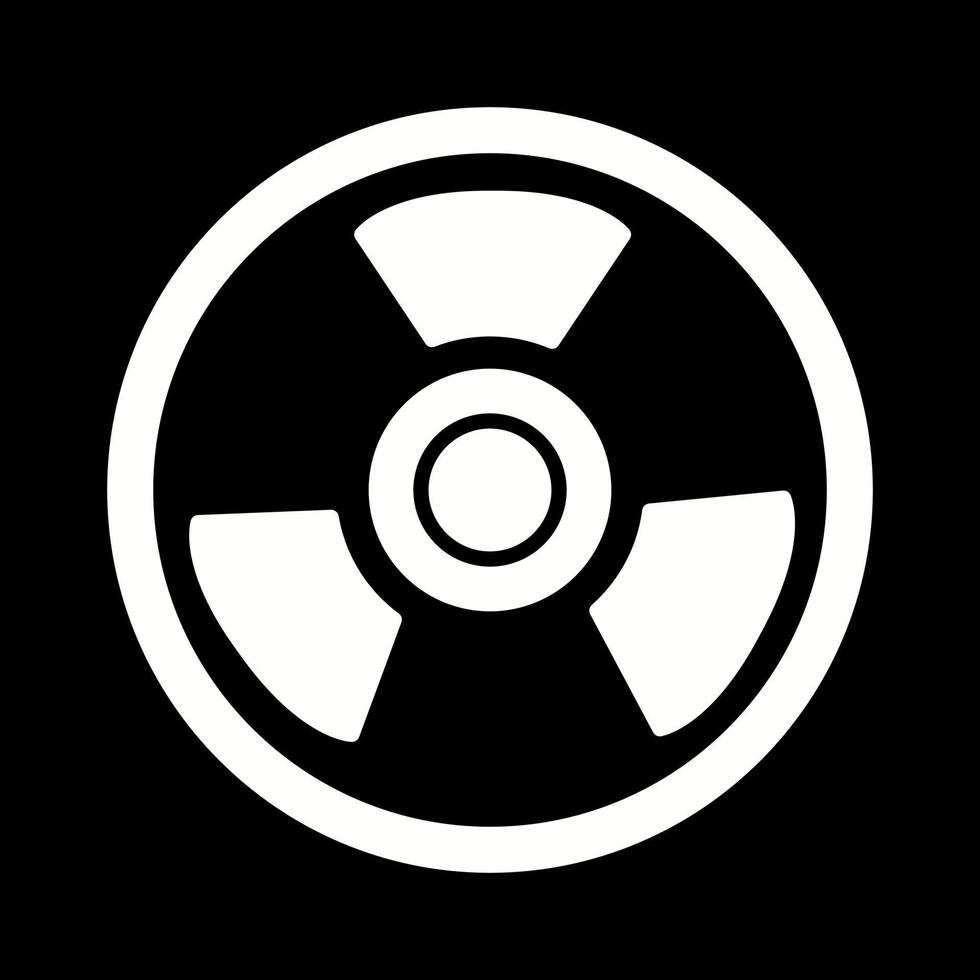 icône de vecteur nucléaire