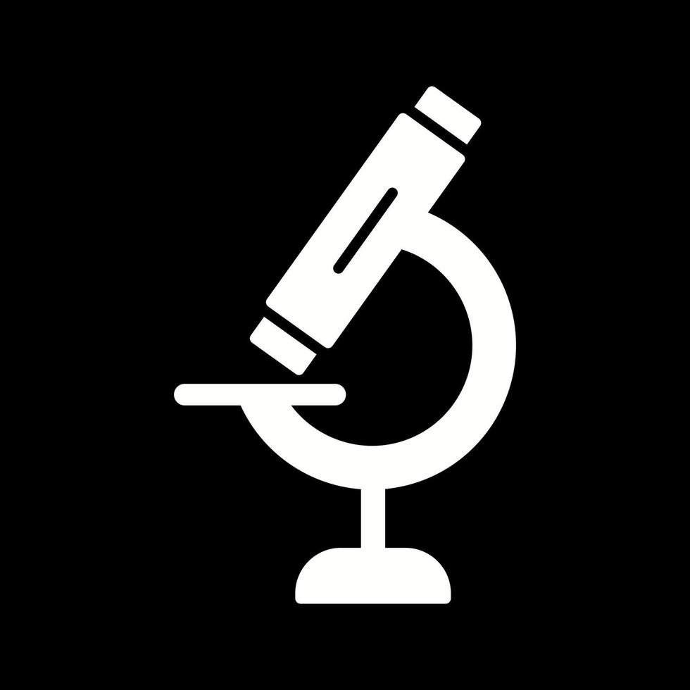 icône de vecteur de microscope