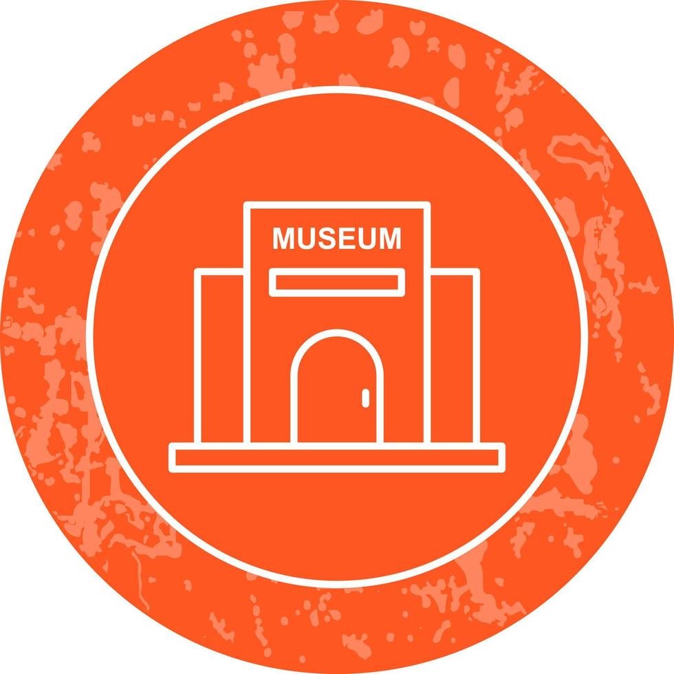 icône de vecteur de construction de musée