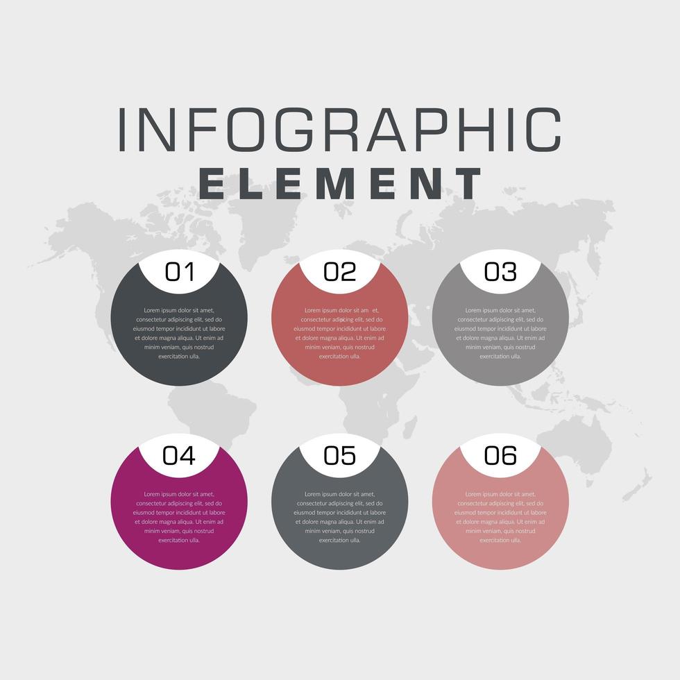 conception de vecteur d'élément infographique entreprise