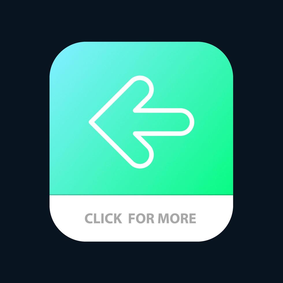 flèche flèches retour point arrière bouton application mobile version ligne android et ios vecteur