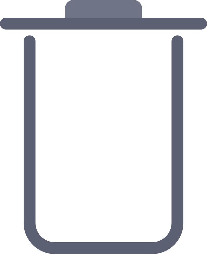 instagram définit le modèle de bannière d'icône vectorielle d'icône de couleur plate poubelle vecteur