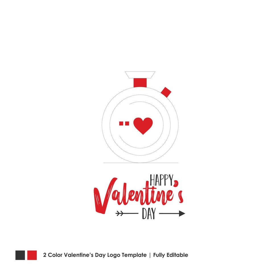 fond de lettrage de vecteur de carte happy valentines day