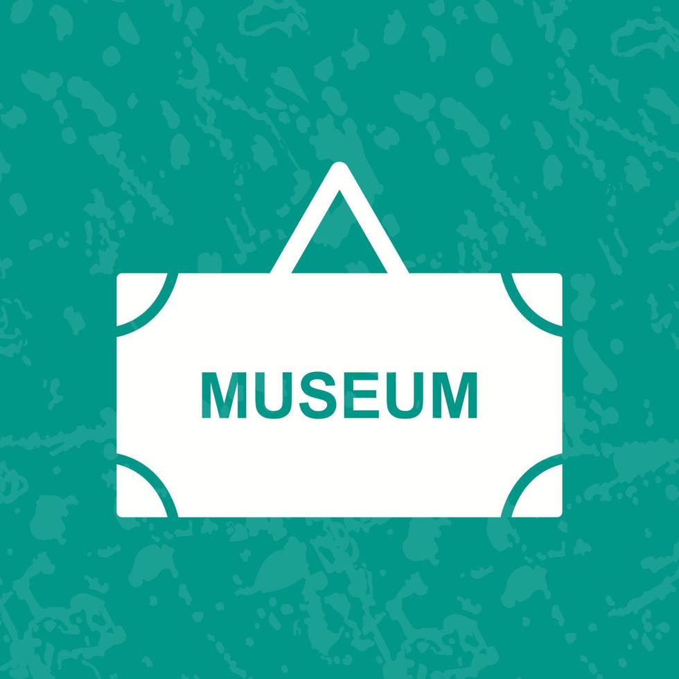 icône de vecteur de balise de musée