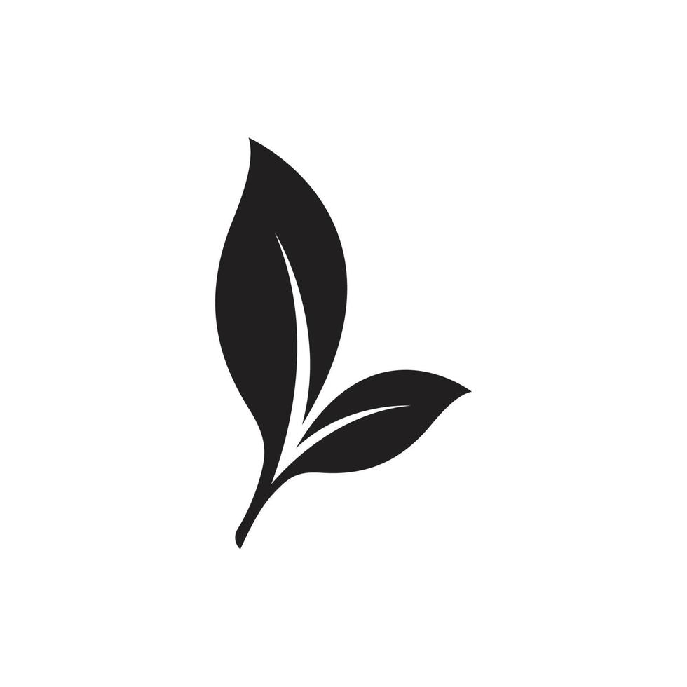 feuille logo écologie nature vecteur