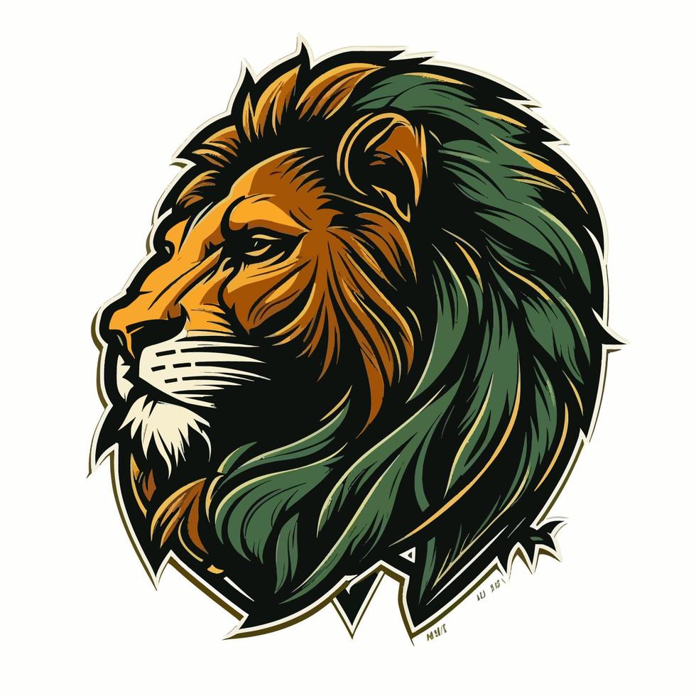 tête de lion symbole du logo du lion - logo de jeu élément élégant pour la marque - symboles abstraits vecteur