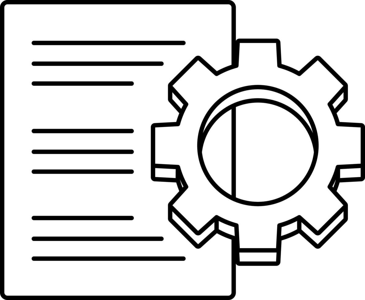 développement de projet de gestion paramètre document affaires argent ligne financière avec couleur blanche vecteur