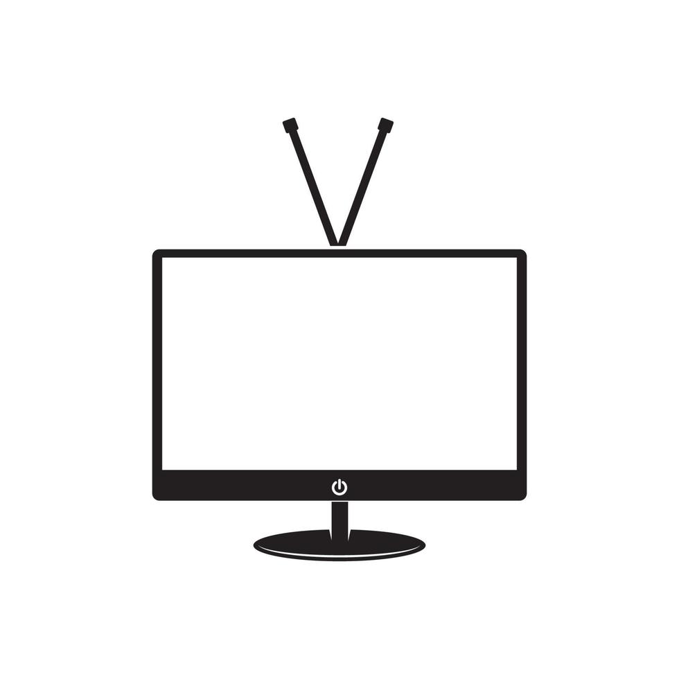 télévision icône logo illustration vectorielle vecteur