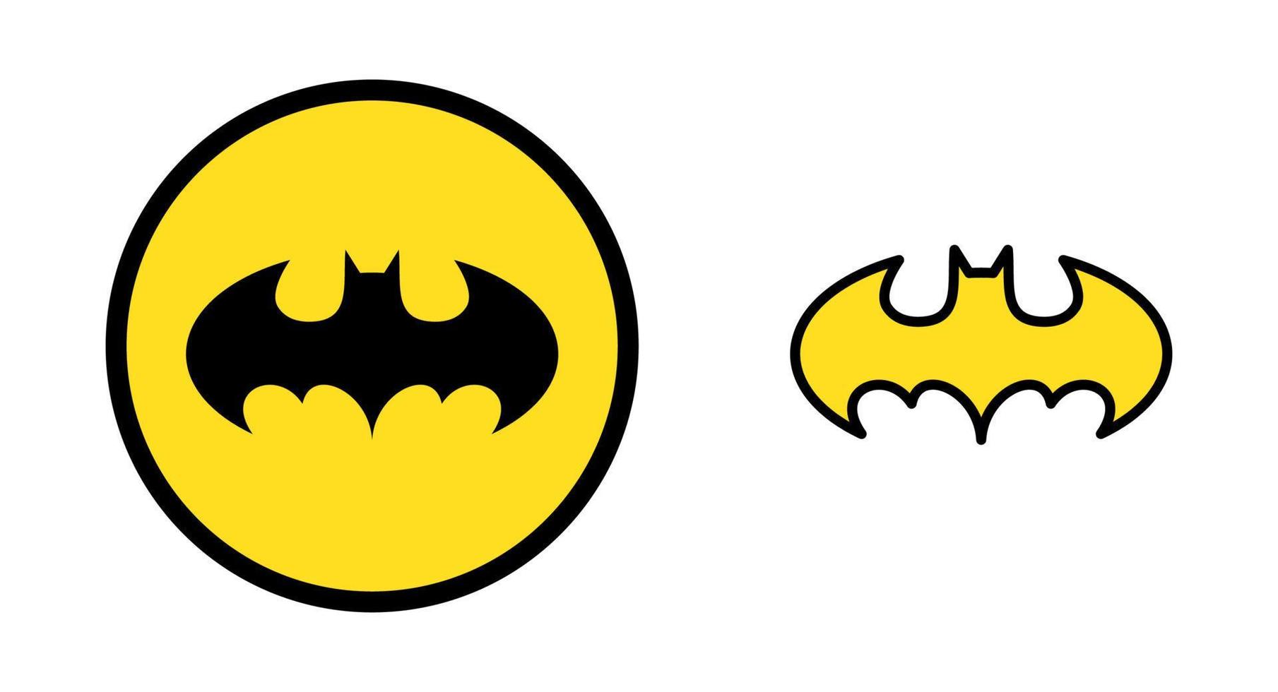 vecteur de logo batman, vecteur gratuit d'icône batman