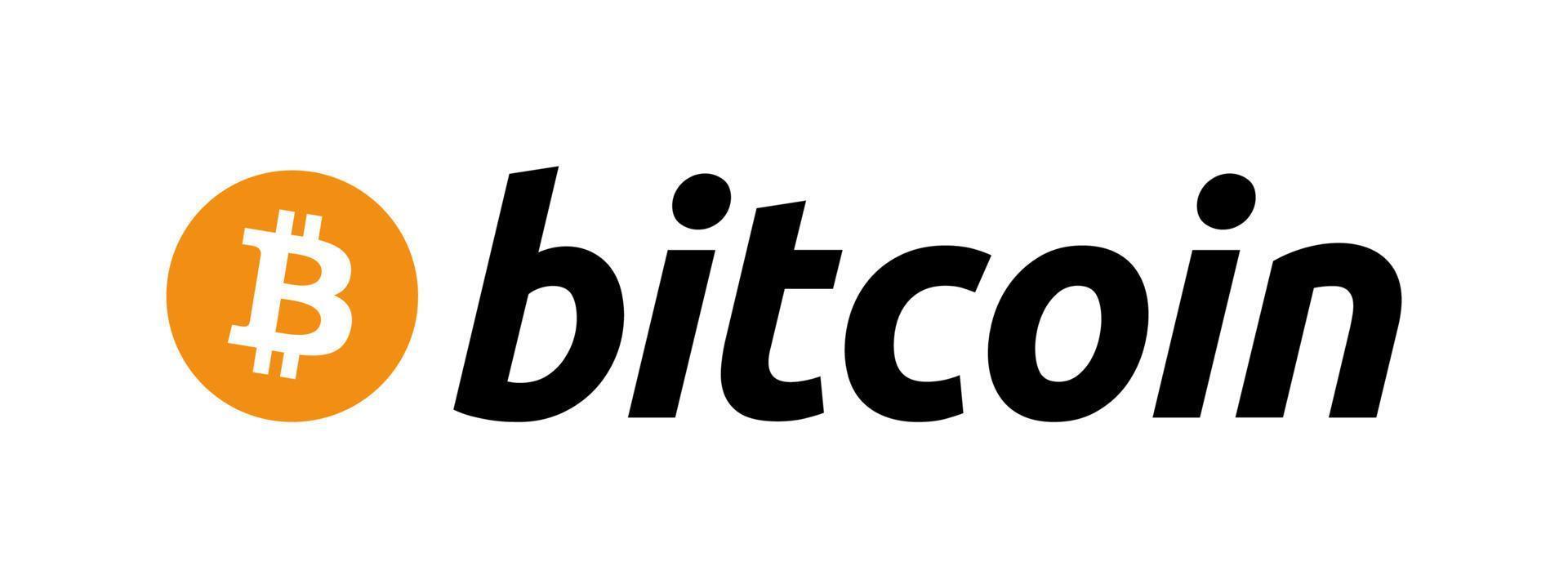 vecteur de logo bitcoin, vecteur gratuit d'icône bitcoin