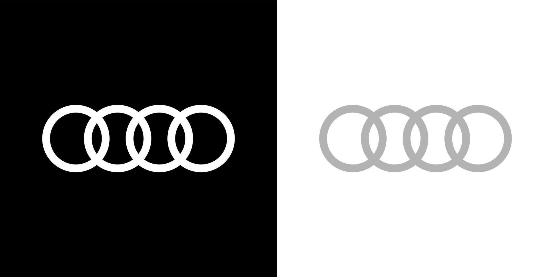 vecteur de logo audi, vecteur gratuit d'icône audi