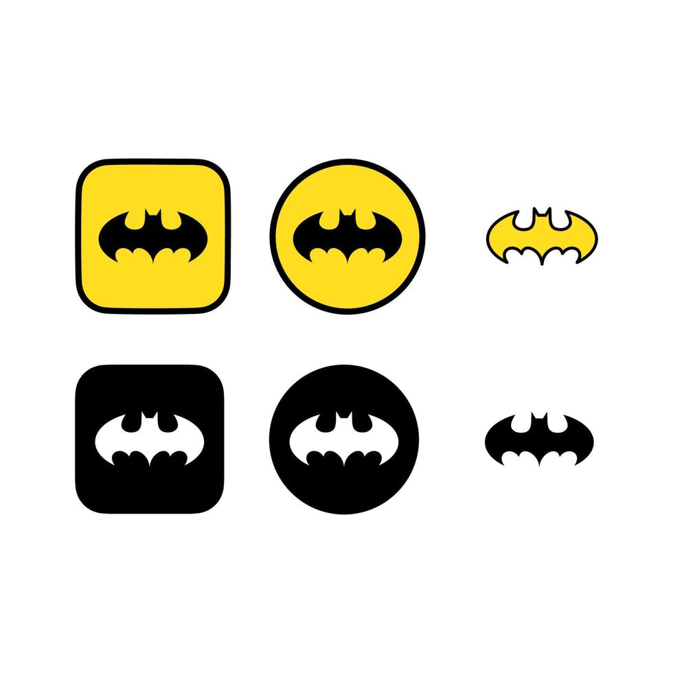 vecteur de logo batman, vecteur gratuit d'icône batman