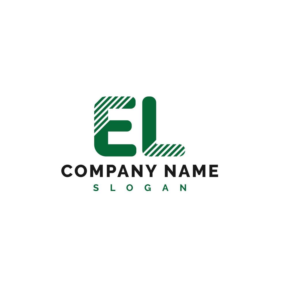 création de logo de lettre el. el lettre logo illustration vectorielle - vecteur
