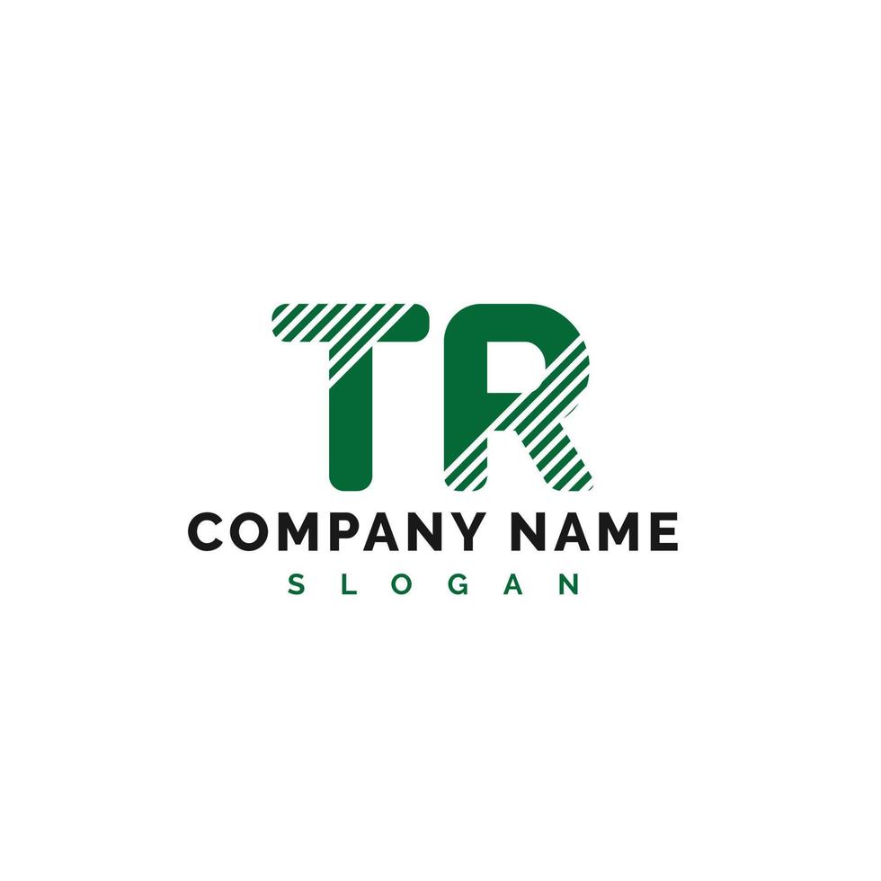 création de logo de lettre tr. illustration vectorielle du logo de la lettre tr - vecteur
