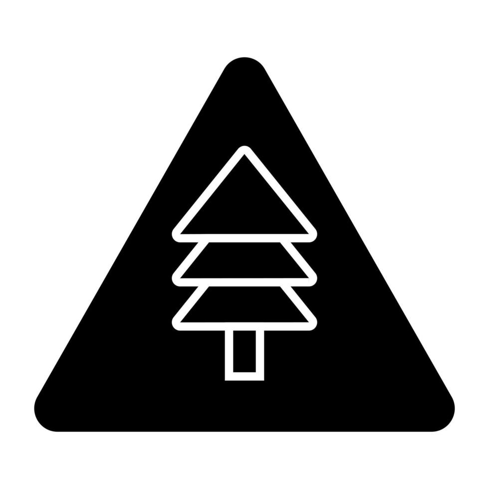 icône du design moderne des arbres vecteur