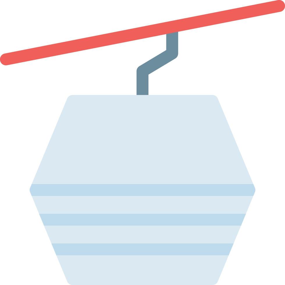 illustration vectorielle de téléphérique sur fond.symboles de qualité premium.icônes vectorielles pour le concept et la conception graphique. vecteur
