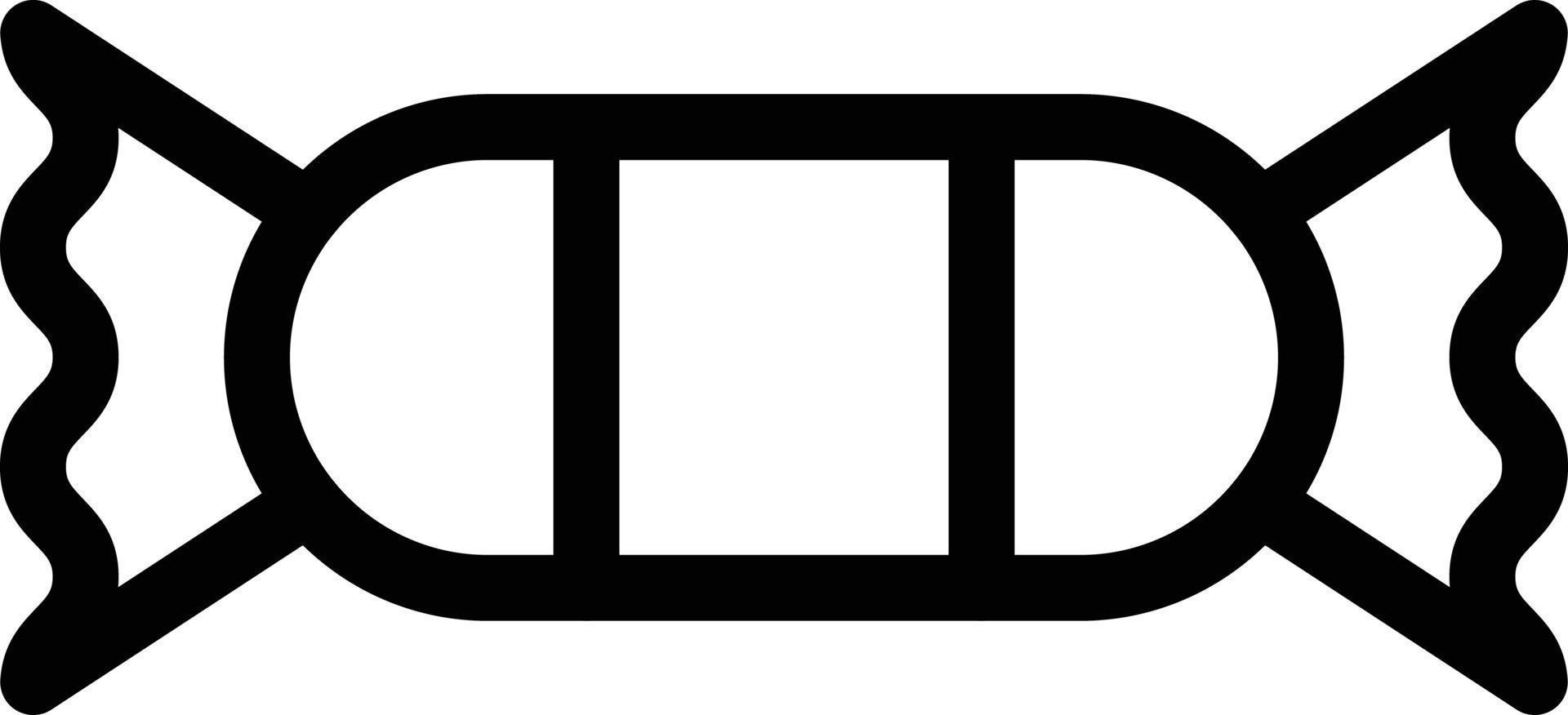 illustration vectorielle de caramel sur un fond. symboles de qualité premium. icônes vectorielles pour le concept et la conception graphique. vecteur