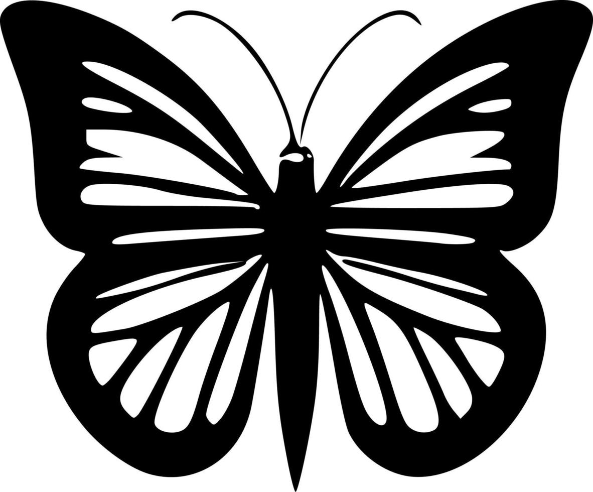 illustration vectorielle de forme de papillon vecteur