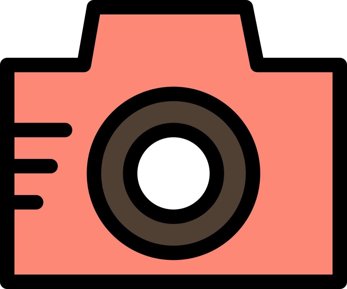 caméra image photo photo plat couleur icône vecteur icône modèle de bannière