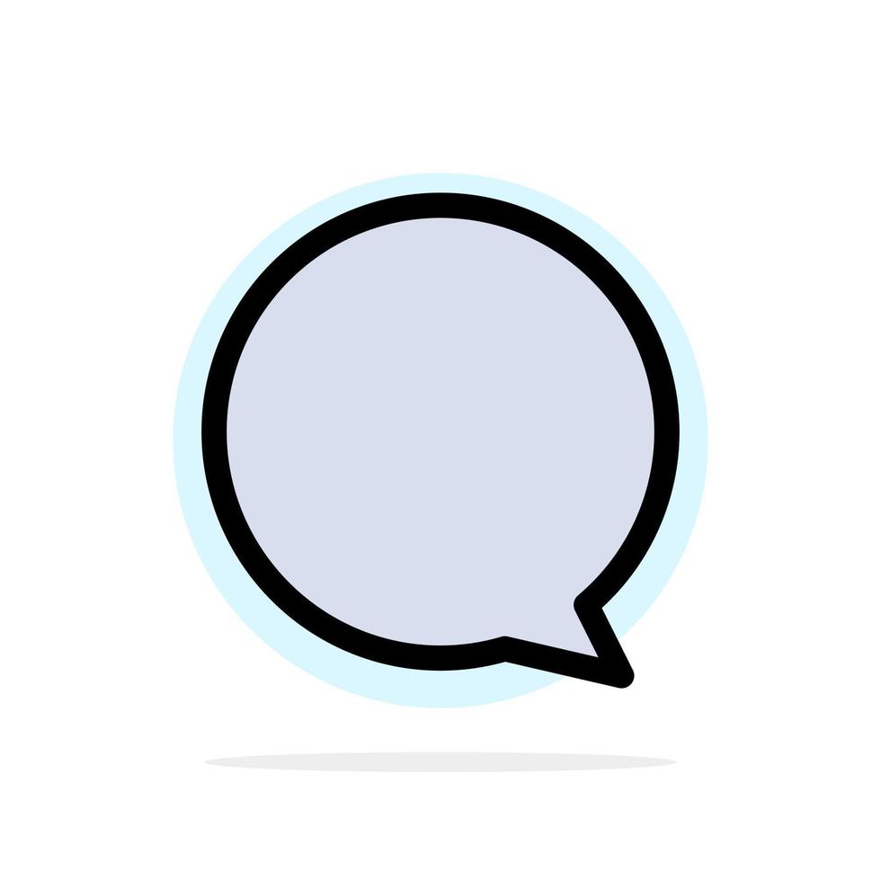 chat instagram interface abstrait cercle fond plat couleur icône vecteur