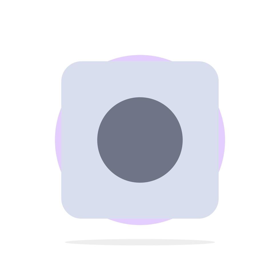 navigateur d'application maximiser l'icône de couleur plate de fond de cercle abstrait vecteur