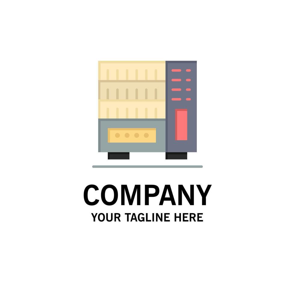 modèle de logo d'entreprise de tiroir de garde-robe intérieure de meubles couleur plate vecteur