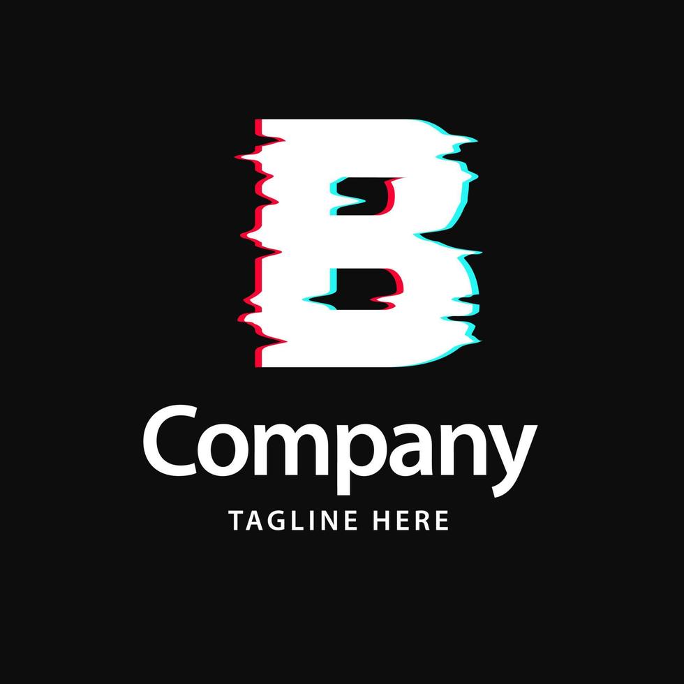 b logo pépin. conception d'identité de marque d'entreprise vecteur