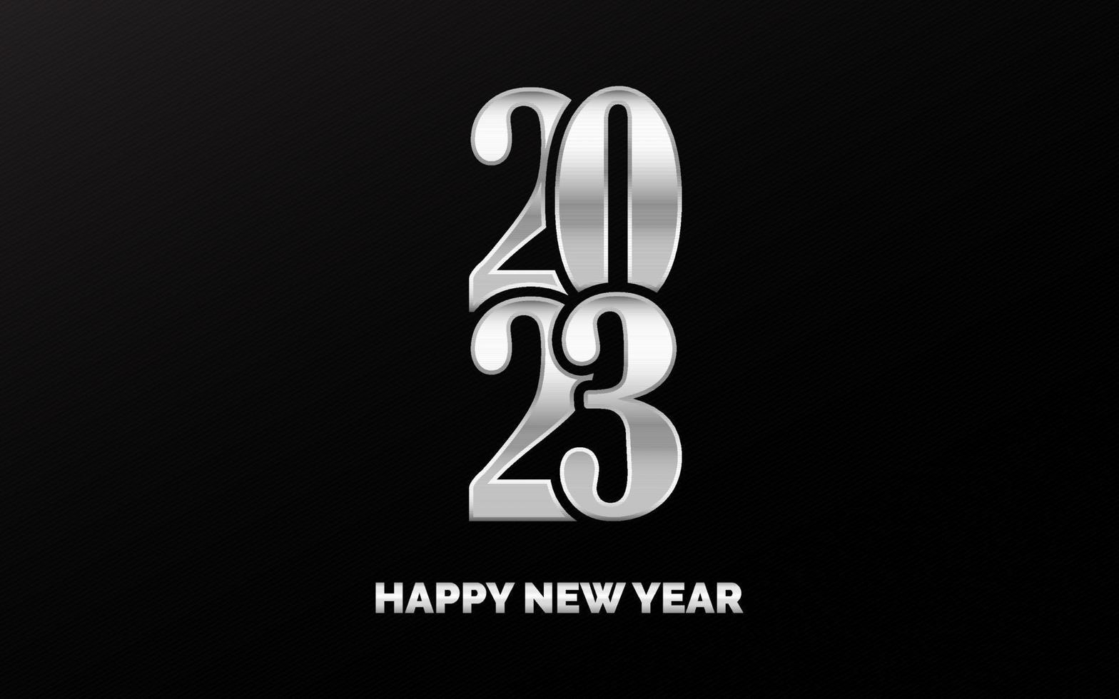 2049 symboles de bonne année. nouvelle conception de typographie de l'année 2023. illustration de logo de numéros 2023 vecteur