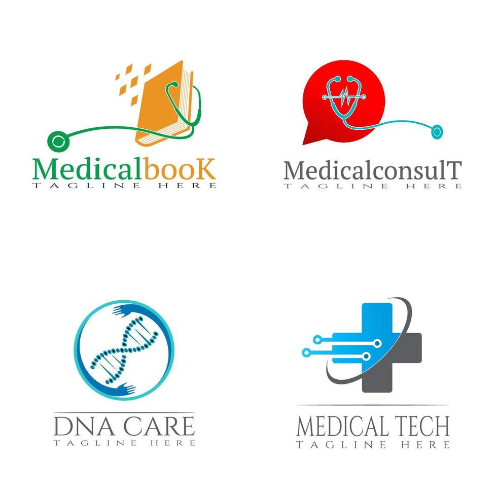 icône ou logo de soins médicaux pour les applications ou les sites Web vecteur