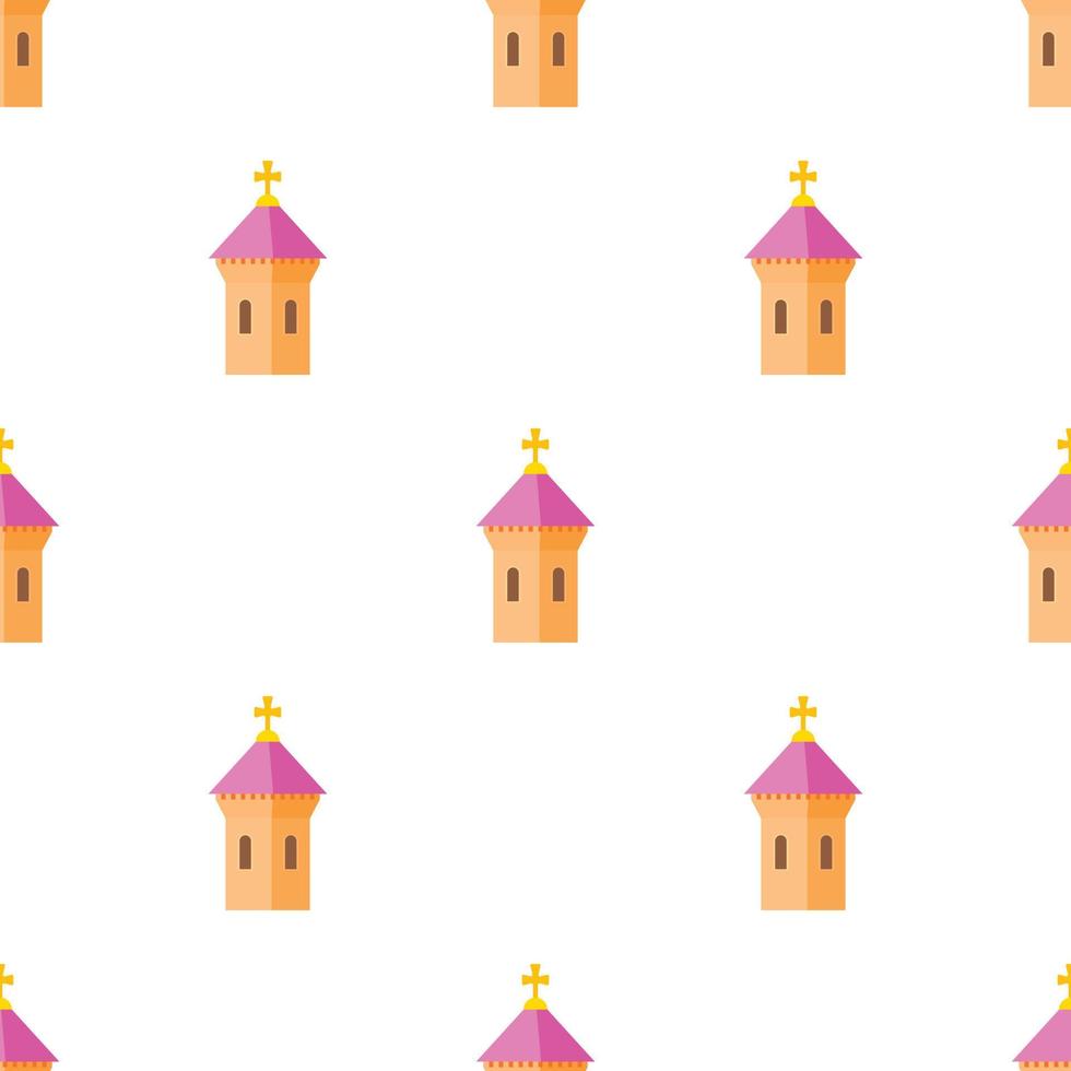 dôme rose de vecteur transparente motif église