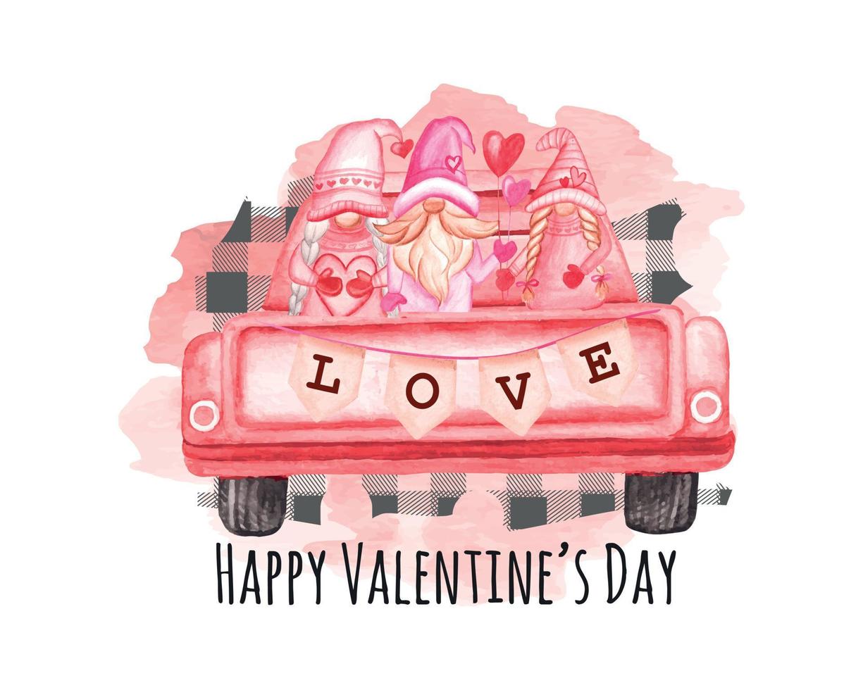 sublimation de la Saint-Valentin pour t-shirt, cartes, albums et autres vecteur