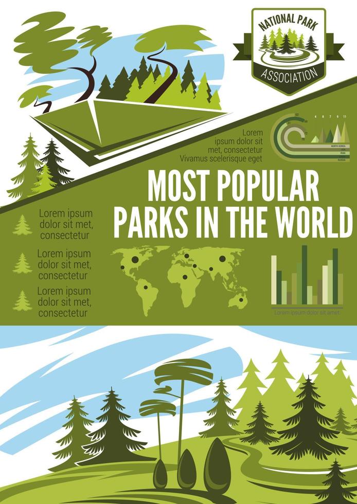 architecture paysagère ou infographie horticole vecteur