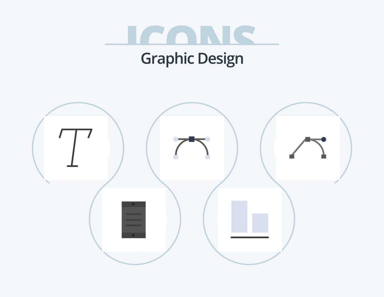 concevoir un pack d'icônes plates 5 conception d'icônes. . ancre. . chemin vecteur