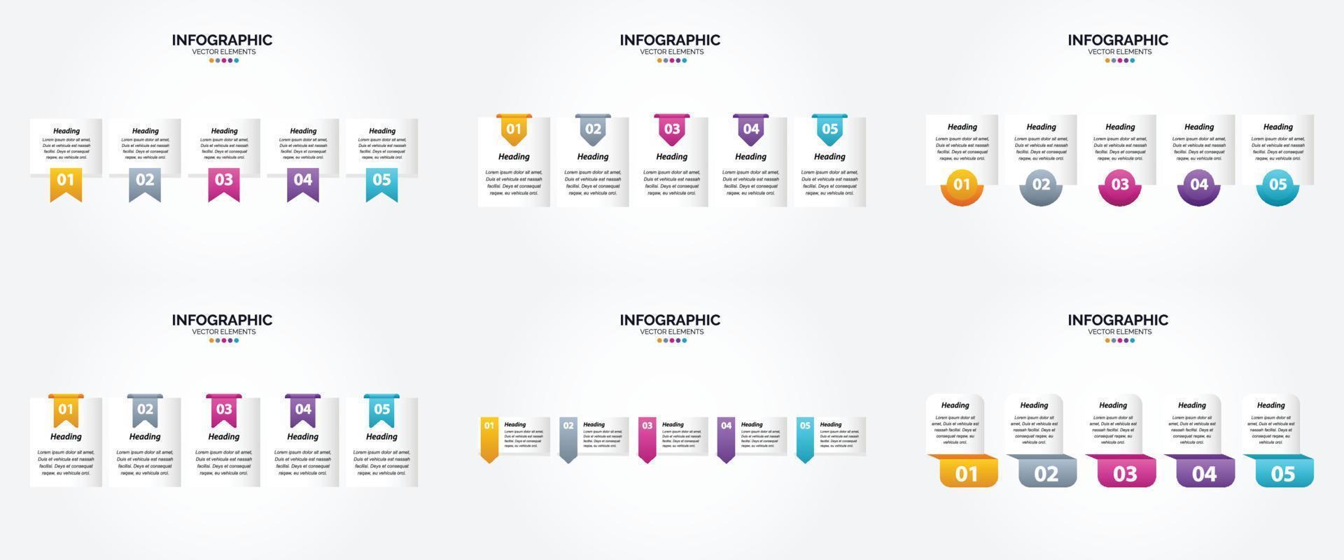 utilisez ces illustrations vectorielles pour créer de superbes infographies pour la publicité. dépliants. dépliants. et revues. vecteur