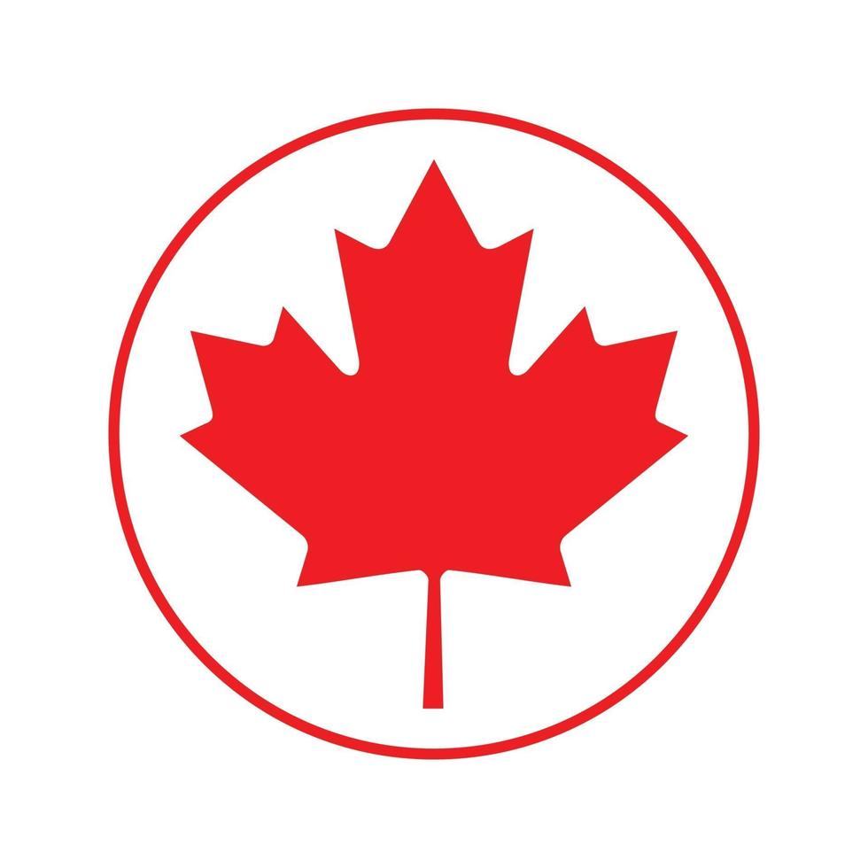 drapeau canada icône vector isoler illustration d'impression