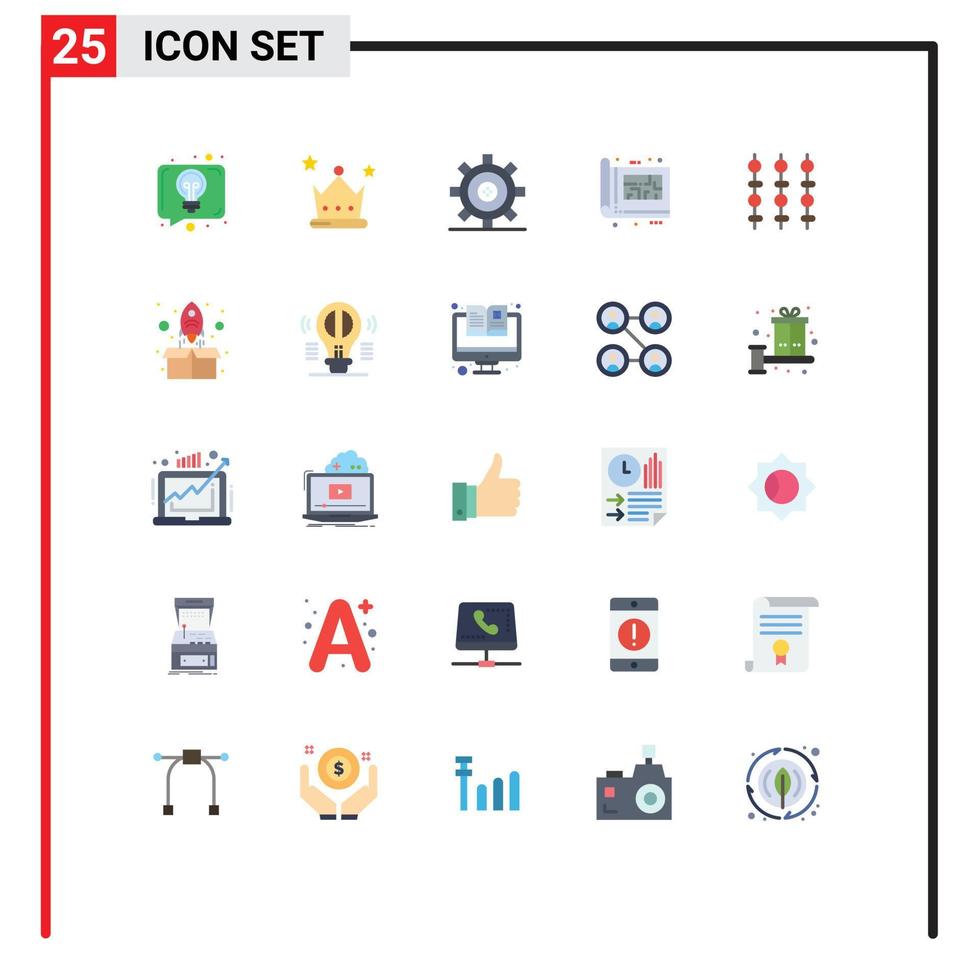 pack de 25 symboles universels de conception de codage d'étage d'impression programmation d'éléments de conception vectoriels modifiables vecteur