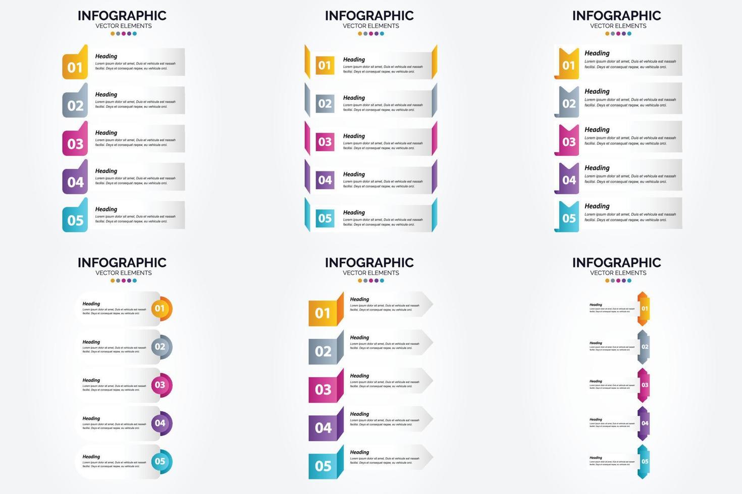 utilisez ces illustrations vectorielles pour créer de superbes infographies pour la publicité. dépliants. dépliants. et revues. vecteur